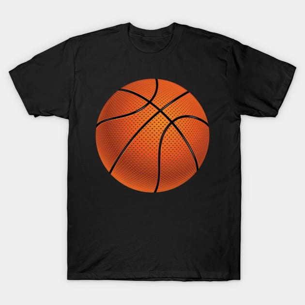 Basketball Ball T-Shirt by AnnArtshock